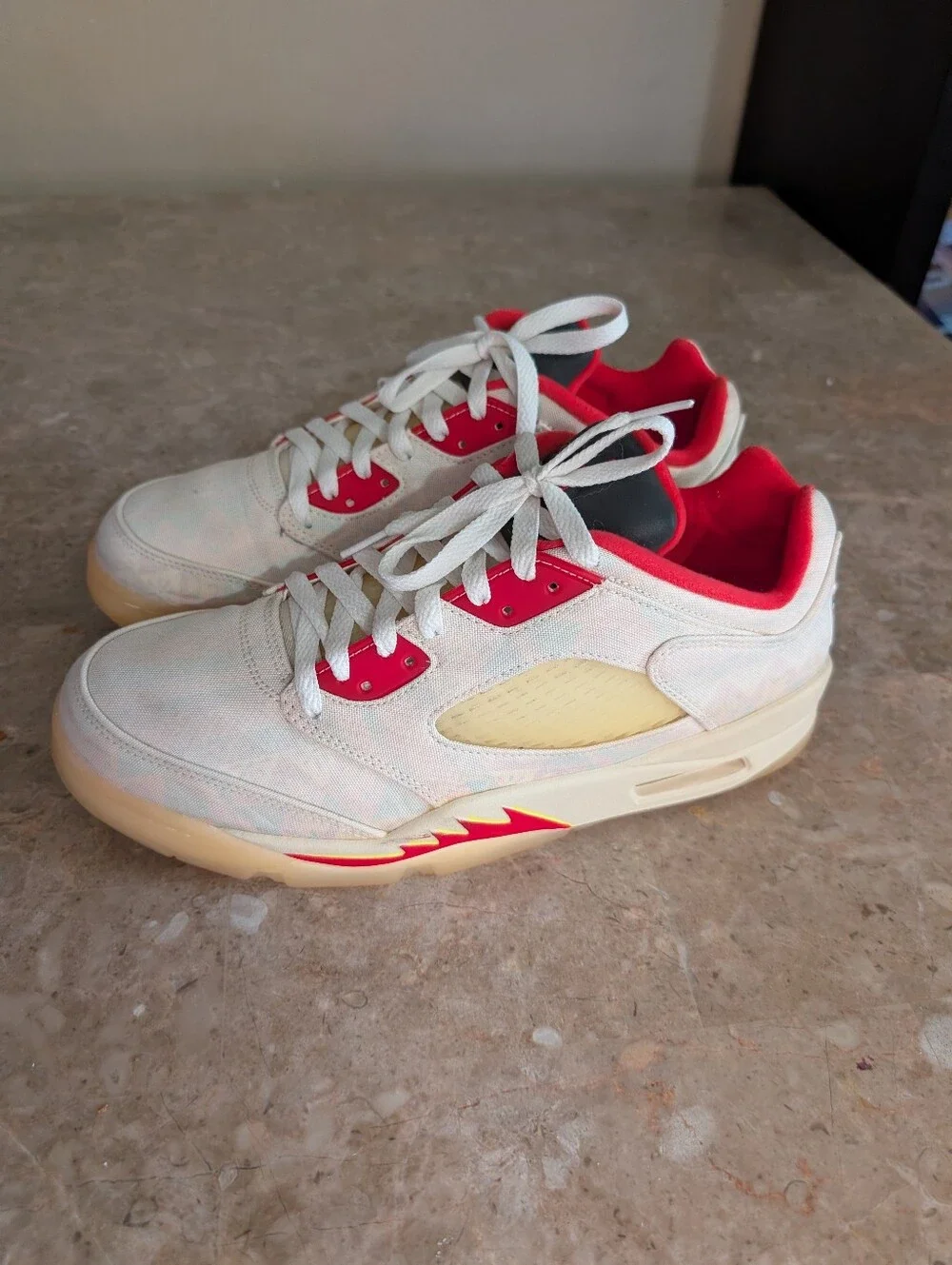 Nike Air Jordan 5 Retro Low Chinese New Year (2021) DD2240-100 Shoes Men Size 10